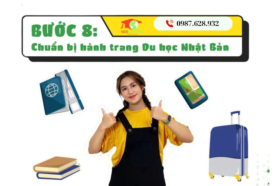 Bước 8 du học Nhật Bản