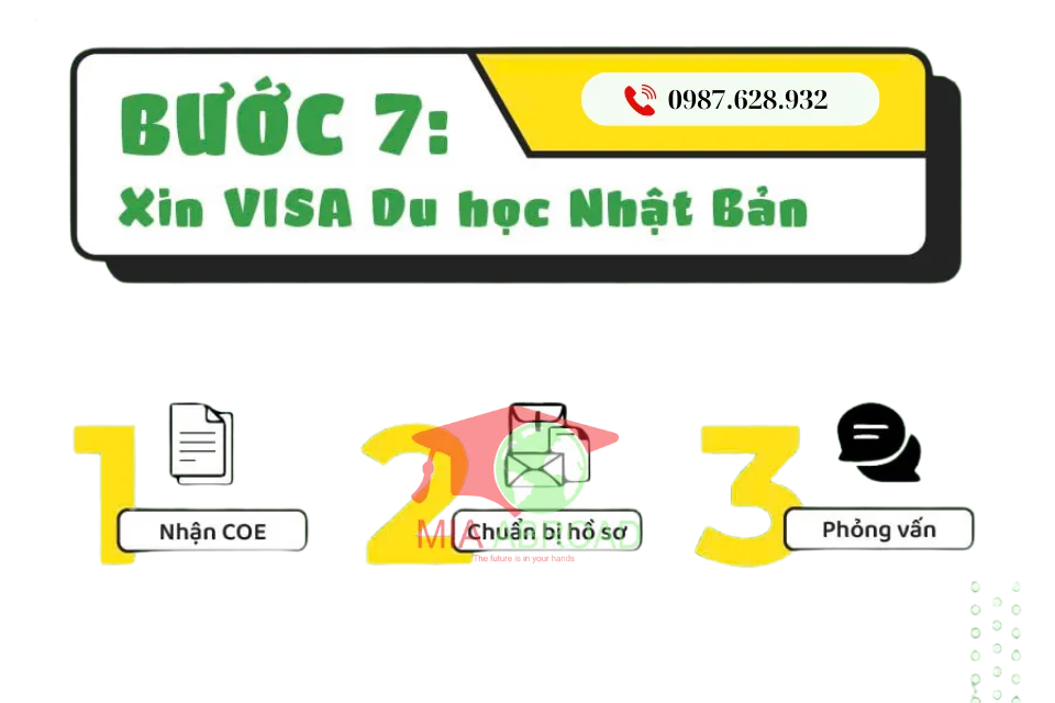 Bước 7 du học Nhật Bản